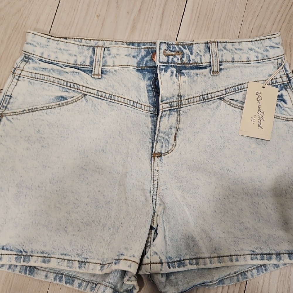 Light Wash Denim Shorts